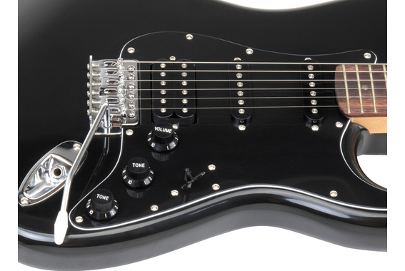 Rocktile Pro ST60-BK Guitare Électrique Tout Noire Set Avec Housse Souple image 3