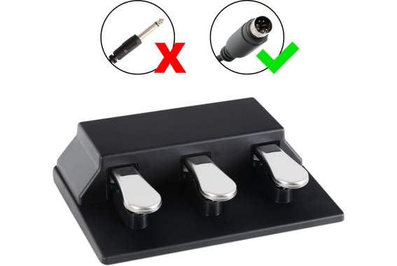 Classic Cantabile LP-Y Unità Pedale Tripla image 3