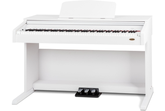 Classic Cantabile DP-210 WM Electric Piano White Matte Set incl. Bench, Headphones and Method Book image 3