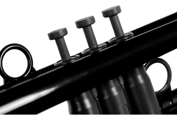 Classic Cantabile PTP-10BK MardiBrass Kunststoff Bb-Trompete Schwarz  - Retoure (Zustand: sehr gut) image 3