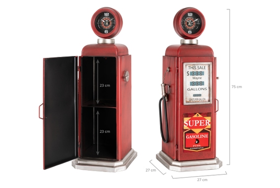 Stagecaptain ZSU-2775 Zapfsäulenuhr mit Regal  - Retoure (Zustand: gut) image 3