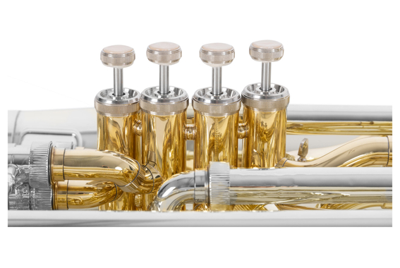 Classic Cantabile  KT-30SR MardiBrass Kunststoff Bb-Tuba Silber  - Retoure (Zustand: sehr gut) image 3
