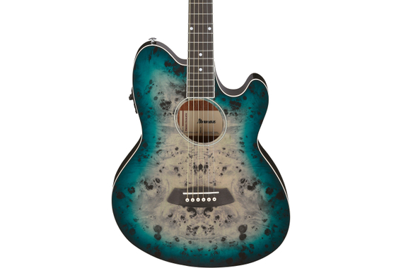 Ibanez TCY10PA-CBS Chitarra Western Cosmic Blue Starburst High Gloss image 3
