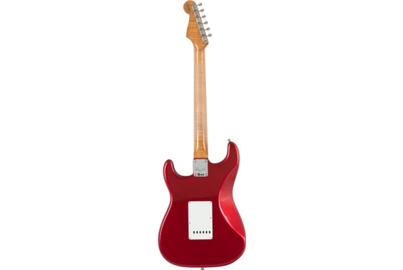 Fender Limited Edition Roasted '65 Strat DLX Closet Classic Aged Candy Apple Red image 3