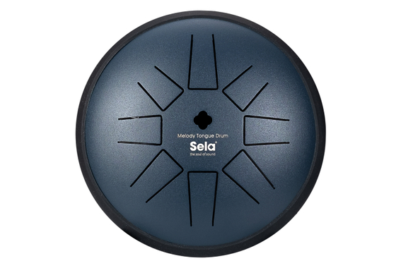 Sela Melody Tongue Drum 6" D Major Bleu Marine image 3
