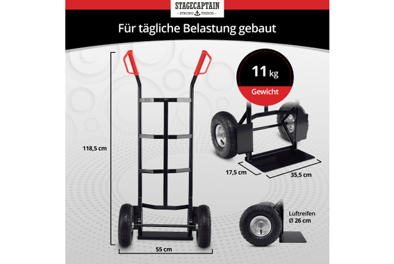 Stagecaptain Carryboy Sackkarre, max. 200 kg  - Retoure (Zustand: sehr gut) image 3
