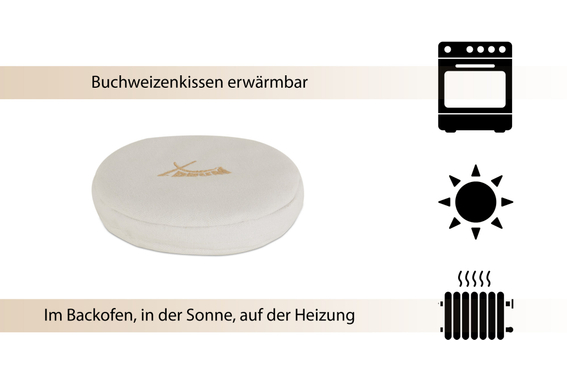 XDrum Buchweizenkissen 14 cm image 3