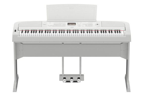 Yamaha DGX-670 WH Portable Piano Set Casa Bianco image 3