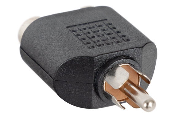 Pronomic AD-CF2MC Adapter 2x Cinch/RCA female / Cinch/RCA male image 3