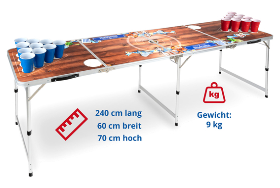 Stagecaptain Beer Pong Tavolo "Bavaria" image 3