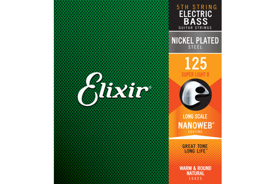 Elixir E-Bass Nanoweb Long Scale Set Super Light image 3