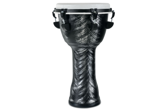 XDrum Djembe 10" Silver Brush image 3