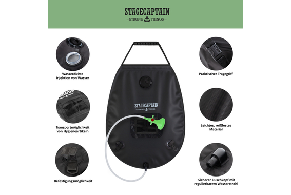 Stagecaptain MD-20 Deluxe Showerqueen Douche Mobile Set de 2 image 3