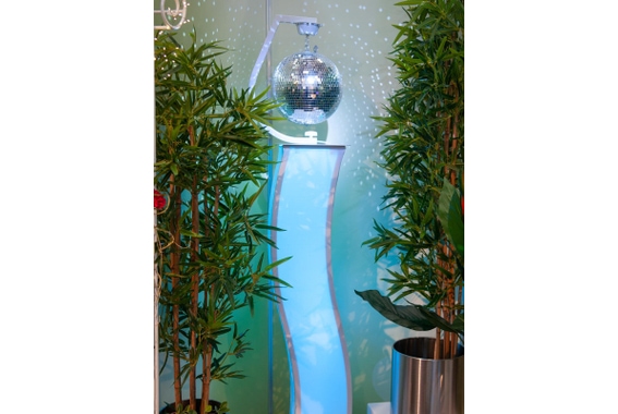 Eurolite Statiefhouder Met Motor Voor Spiegelbollen Tot 50 cm Wit image 3