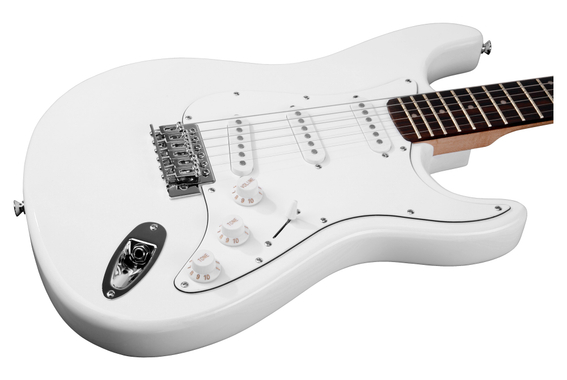 Rocktile Sphere Classic Electric Guitar White Set image 3