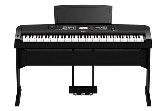 Yamaha DGX-670 B Portable Piano Black Home Set image 3
