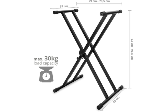 Classic Cantabile SP-316 Stage Piano Stage Set Bianco image 3