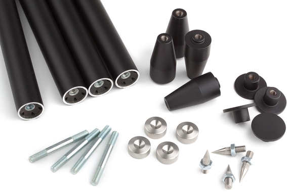 Solidsteel S3-4 HiFi Audio Rack Black image 3