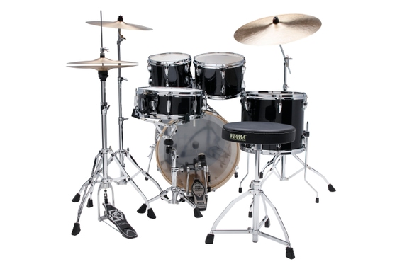 Tama IP50H6W-HBK Imperialstar Drumkit Hairline Black Set inkl. Gigbags image 3