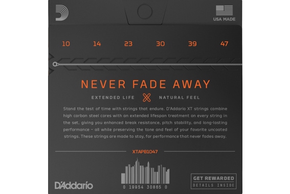 D'Addario XTAPB1047 XT Extra Light 3x Set image 3