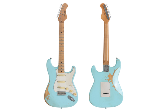 Rocktile Vinstage ST-RMGN E-Gitarre Bright Sky Blue image 3