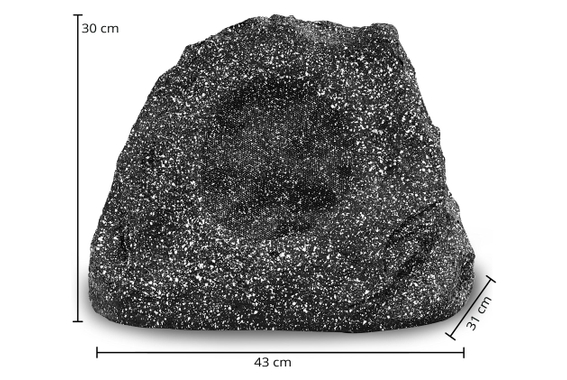 Pronomic SSP-1100 GR Enceinte Extérieure Jardin 50 Watts, gris image 3
