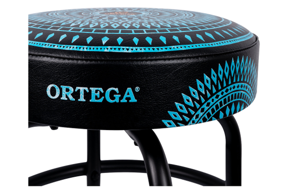 Ortega OBS24-BLKC 24" Bar Stool Blue Kaleidoscope image 3