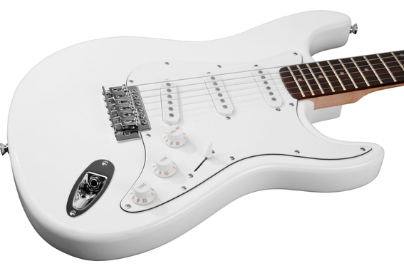 Rocktile Sphere Classic E-Gitarre White + Zubehör-Set image 3