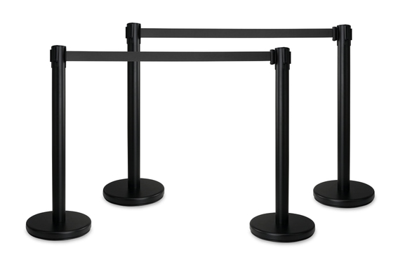Stagecaptain PLS-200B Absperrständer Personenleitsystem schwarz 4x Set  - Retoure (Verpackungsschaden) image 3