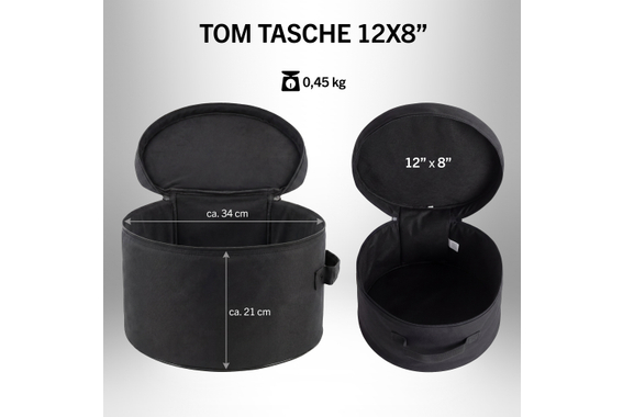 XDrum Drumtas Voor Hangtom 12" x 8" image 3