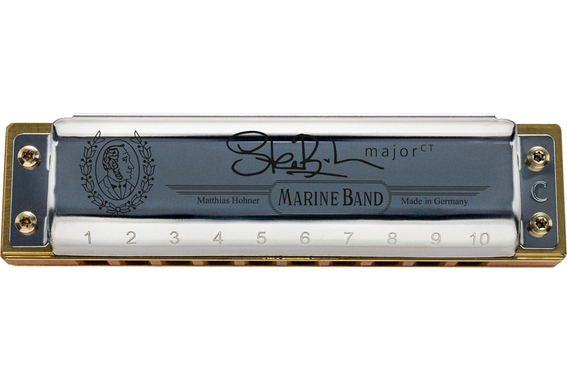 Hohner Marine Band Deluxe C Steve Baker Signature Armonica image 3