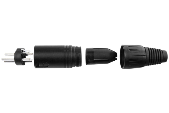 Pronomic XMPLUG Black XLR Stekker male - 5er Pack image 3
