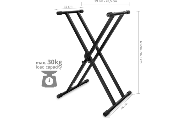 Classic Cantabile SP-316 Stage Piano Stage Set Nero image 3