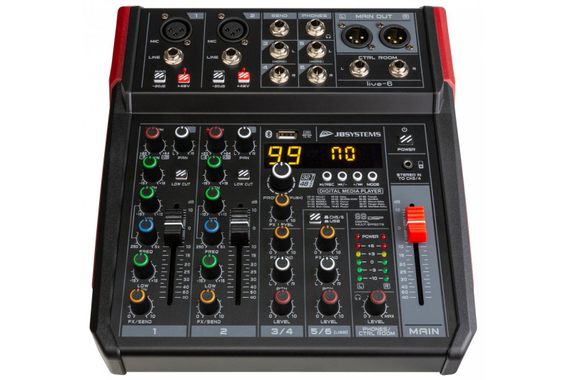 JB Systems Live-6 4-Channel Mixer Set image 3