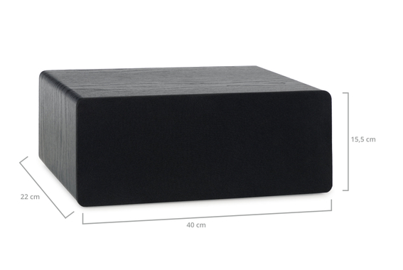 McGrey CS-440 BK 2x 4" HiFi Regal-/Center-Lautsprecher schwarz 40W RMS  - Retoure (Zustand: sehr gut) image 3
