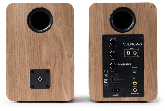 Vulkkano A4 ARC MkII Casse Attive Marrone image 3