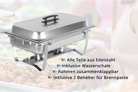 Stagecaptain CDDF-09 Chafing-Dish Voedselwarmer image 3