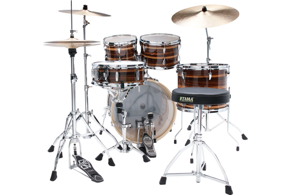 Tama IP50H6W-CTW Imperialstar Drumkit Coffee Teak Wrap Set inkl. Gigbags image 3