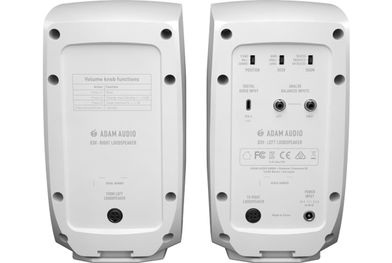 Adam Audio D3V White  - Retoure (Zustand: sehr gut) image 3