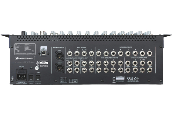 Omnitronic LMC-2642FX USB Mengpaneel image 3