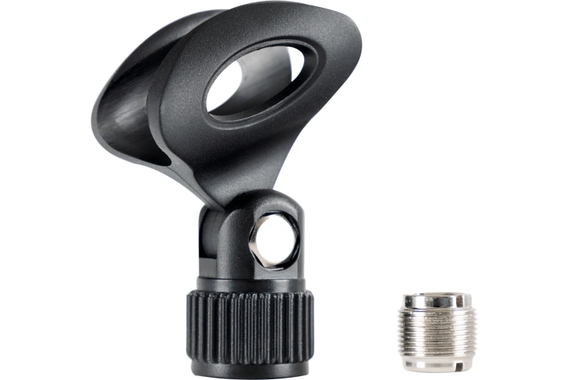 K&M 210/2 Mikrofonstativ verchromt Set inkl. Klemme image 3