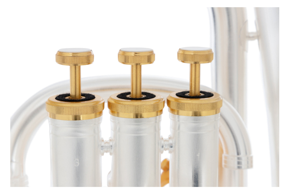 Lechgold EU-310SB euphonium verzilverd geborsteld image 3