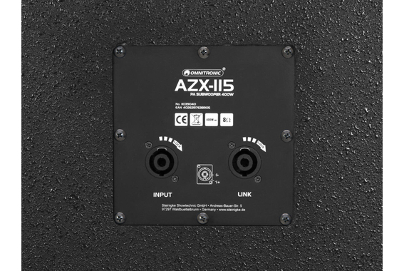 Omnitronic AZX-115 PA-Subwoofer 400W image 3