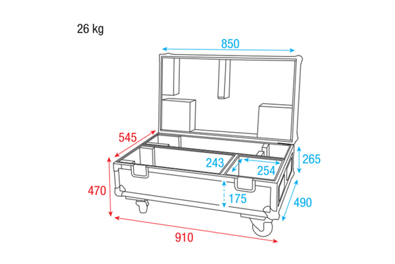 Flightcase Showtec pour Followspot 120 W image 3
