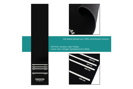 Stagecaptain DM-300 Dart-Bodenschutzmatte  - Retoure (Zustand: sehr gut) image 3