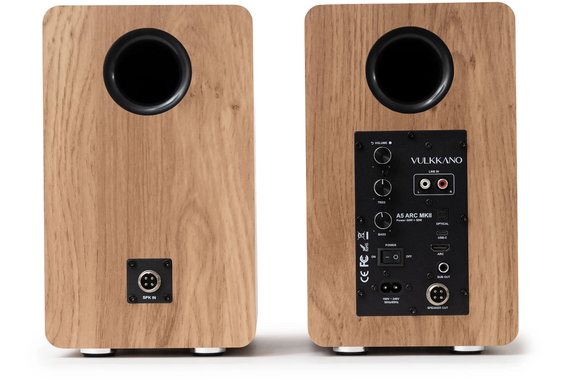 Vulkkano A5 ARC MkII Diffusori Attivi Marroni image 3