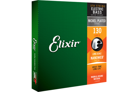 Elixir 15430 Nickel Plated Steel Einzelsaite .130 image 3