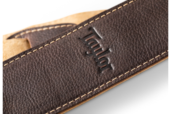 Taylor Suede Guitar Strap Chocolate Brown image 3