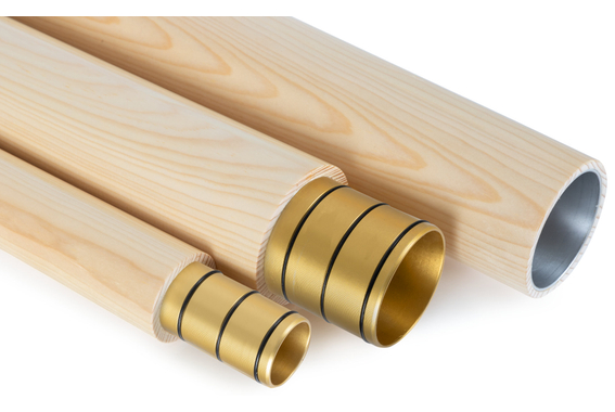 Lechgold Alphorn Natur F 360 cm 3-delig Set incl. Bb-handpijp image 3