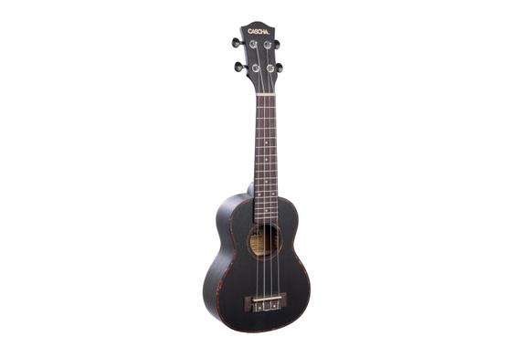 Cascha Premium Concert Mahogany Ukulele Set Black image 3